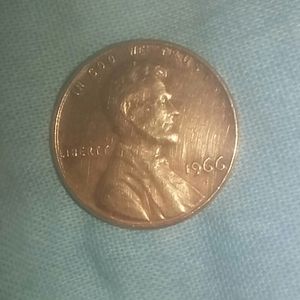 1966 Lincoln  Memorial penny